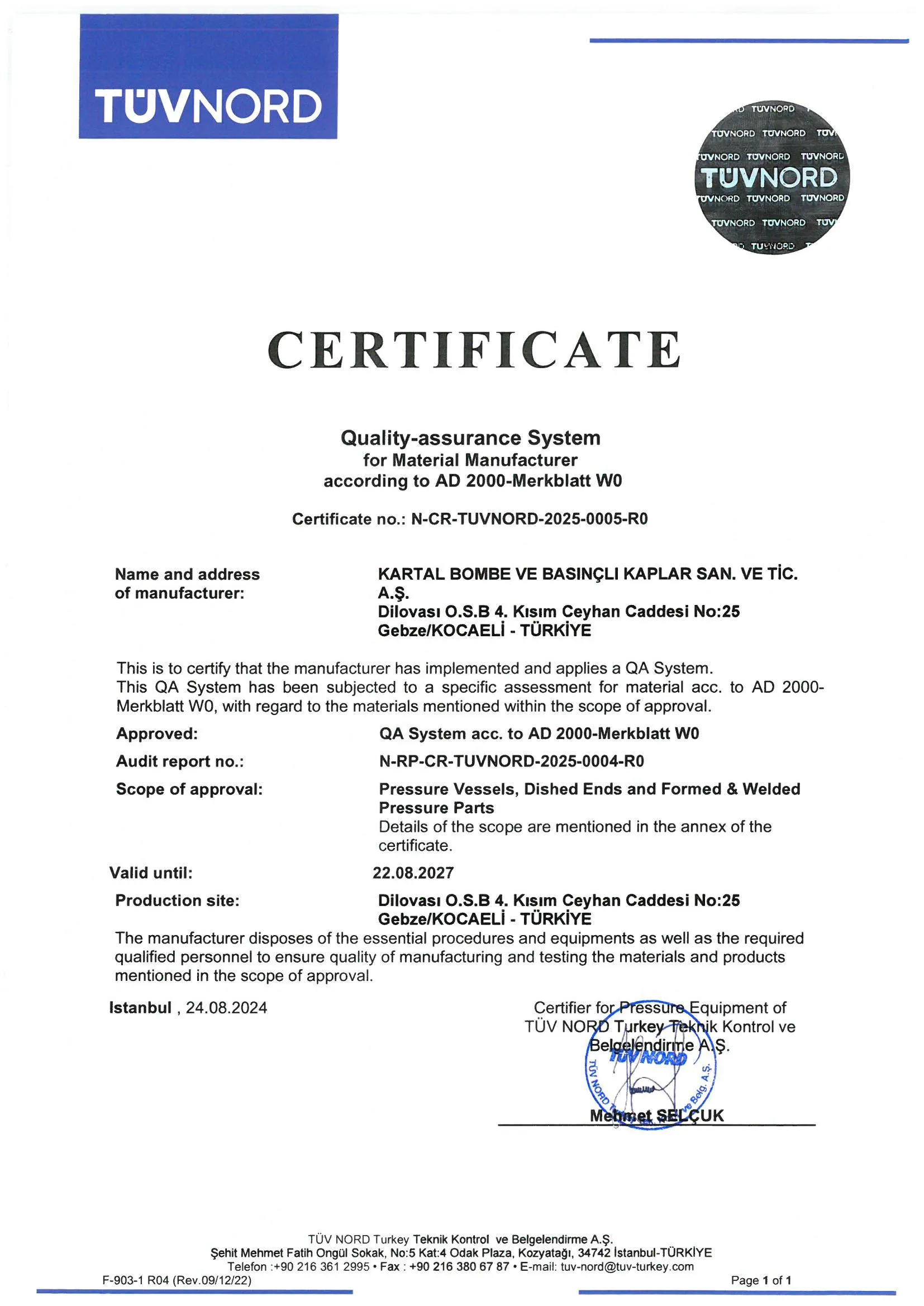 Certificate 13